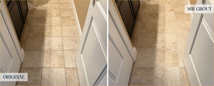 Floor Restored by Our Expert Tile and Grout Cleaners in Bolivia, NC