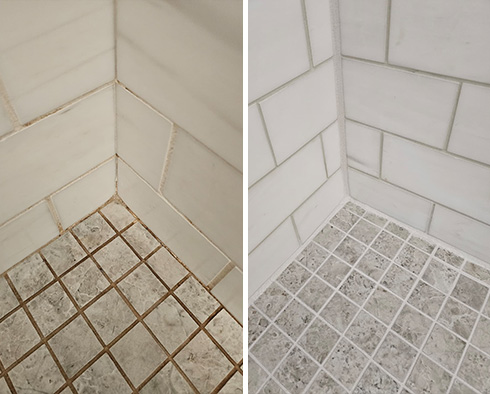 Shower Restored by Our Tile and Grout Cleaners in Southport, NC