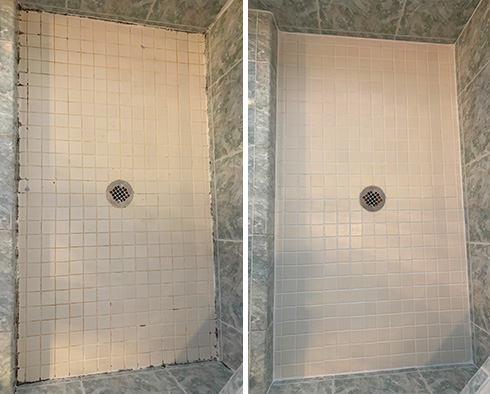 Shower Restored by Our Tile and Grout Cleaners in Wilmington, NC 