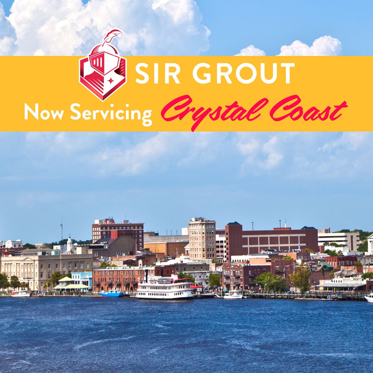 Sir Grout Now Servicing Crystal Coast and Surrounding Areas