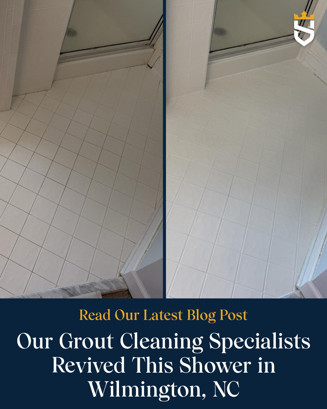 Our Grout Cleaning Specialists Revived This Shower in Wilmington, NC